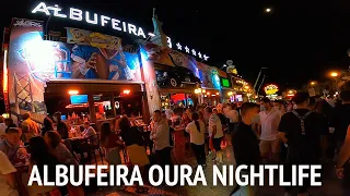 Albufeira Rua da Oura Nightlife - Portugal Summer 2021