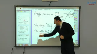 Direct and Indirect Speech part I. (Vasitəli və Vasitəsiz nitq birinci hissə)  Rəsul Ağayev.