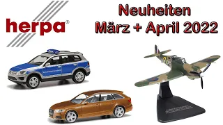 Herpa Modellauto Neuheiten März + April 2022