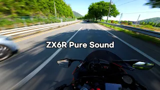 ZX6R Pure Sound (2024.04.27 - 벌써 여름) #zx6r #Austin #exhaust