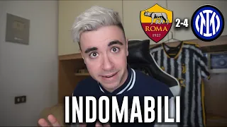 IM-PRES-SIO-NAN-TI. QUESTI SONO AI LIVELLI DELL'ANNO DEL TRIPLETE! Roma Inter 2-4