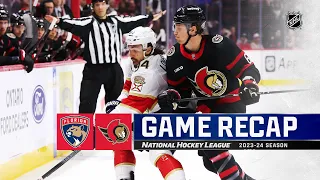 Panthers @ Senators 4/4 | NHL Highlights 2024