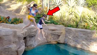 POOL JUMP GONE WRONG!!!  | Txunamy