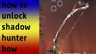 How to unlock the shadow hunter bow quick and easy, in Horizon Zero Dawn.