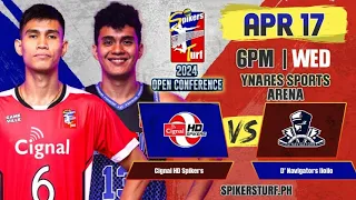 CIGNAL vs. D'NAVIGATORS - Full Match | Preliminaries | 2024 Spikers' Turf Open Conference