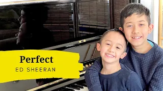 PERFECT by Ed Sheeran (piano cover by Jacob & Sam)