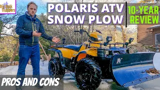 ATV Snow Plow... Good or Bad Idea? My Honest Review after 10 Years