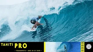 Wright vs. De Souza vs. Wilkinson - Round One, Heat 9 - Tahiti Pro Teahupo'o 2018