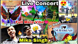 Enjoying Mika Singh Live Concert In Surajkund Craft Mela😍 ll Full bakchodi with Homies 😅