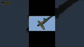 A6M Zero kamikaze #animation #shorts