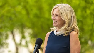 Alberta NDP Leader Rachel Notley addresses the media and takes questions