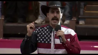 Borat Singing the National Anthem