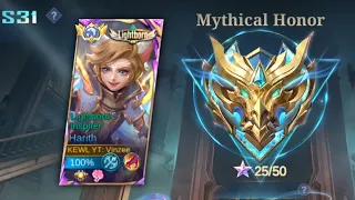 HARITH BEST BUILD AND EMBLEM TO REACH HIGH RANK! HARITH GAMEPLAY 2024 MLBB