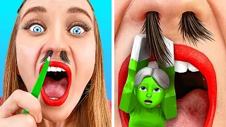 VERRÜCKTE Probleme mit langem Haar - Schönheitsprobleme| Wenn Makeup Menschen wären von La La Emoji