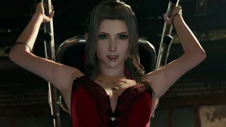 Final fantasy 7 Remake all 27 dress combinations scenes at Don Corneo mansion FF7R Tifa Cloud Aerith