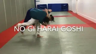 No gi Judo throw Harai goshi