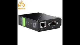 Spotpear Serial server RS232/485/422 to RJ45 Ethernet module with POE TCP/IP to serial port module