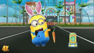 Despicable Me: Minion Rush Gameplay (PC UHD) - Can Bunny minion run 3.4K meters on the Moon - 4K