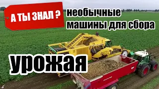 Необычные МАШИНИ для сбора УРОЖАЯ