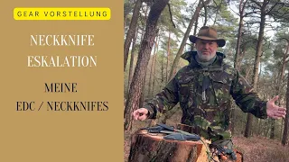 Neckknife Eskalation - Meine EDC / Neckknifes Vorstellung  #bushcraftgear #bushcraft #edc