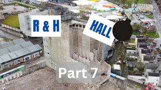 Demolition Moving Quickly On The Second Silo| R. & H. Hall Demolition Part 7