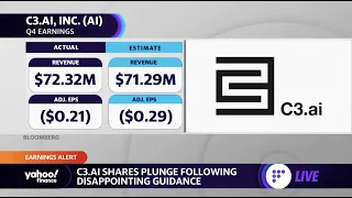 Software company C3.ai issues disappointing outlook, stock falls