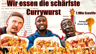 Wir essen die schärfste Currywurst der WELT ! 🌶-geht nicht gut aus  (über 7mio Scoville)🌶