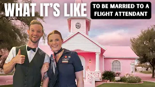 WHAT IT'S LIKE Being Married to a Flight Attendant // Flight Attendant Husband Interview