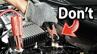 Don't (EVER) Jump Start Your BMW Like This