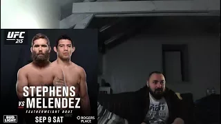 UFC 215: Jeremy Stephens vs Gilbert Melendez - Live fan reaction