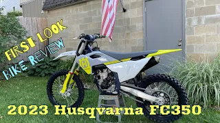 2023 Husqvarna FC350 Brand New Quick Bike Review First Ride GoPro Motocross/ Woods Ride @De_Rail