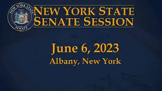 New York State Senate Session - 06/06/23