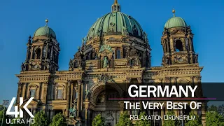 【4K】½ HOUR DRONE FILM: «The Beauty of Germany 2021» 🔥🔥🔥 Ultra HD 🎵 Chillout Music (Ambient TV)