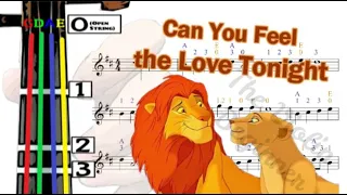 Can You Feel the Love Tonight Violin Tutorial |The Lion King | Disney | 小提琴入門班 | 獅子王 | 迪士尼 [Level 3]