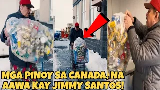 JIMMY SANTOS NATAGPUANG NAMUMULOT NG BOTE SA CANADA ! MGA PINOY DOON NA AWA SA KANYA