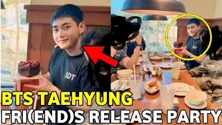 BTS Taehyung Celebrate FRI(END)S Release with His SDT Military Unit Friends BTS V 'Friends’ 2024