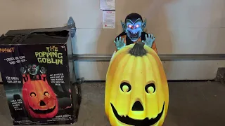 Spirit Halloween 2012 The Popping Goblin Animated Halloween Prop