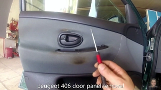 peugeot 406 door panel removal