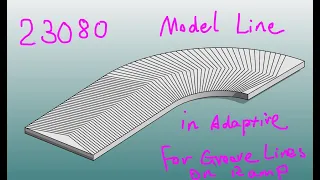 23080 - Adaptive Family with Model Lines for Groove Lines on Ramp