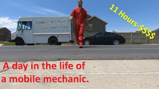 A day in the life of a Mobile Mechanic. roadside rescue.  roadside assistance vehicle.