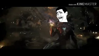 Last Snap Of Iron man ( Avenger End Game ) Meme