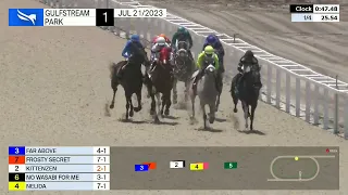 Gulfstream Park Carrera 1 - 21 de Julio 2023