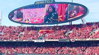 Ashanti Performs Live At Arrowhead Stadium: Must Watch 2022 AFC Championship National Anthem.