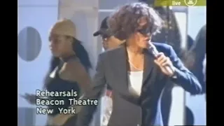 Whitney Houston Divas Live Rehearsal 'It's Not Right But It's Okay' + Short Interview 1999