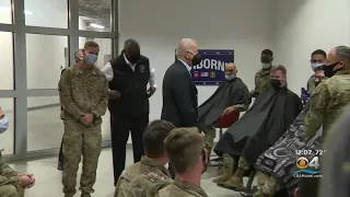 President Biden Meets With US Troops In Poland