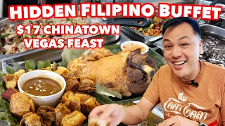 $17 Vegas Filipino Buffet Feast | Giant Crispy Pata and Massive Lechon