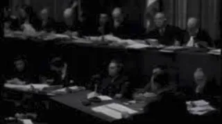 Nuremberg Trial Day 37 (1946) Jacques Herzog German Forced Labor (PM)