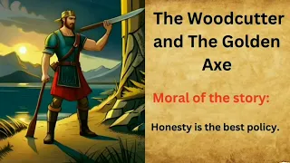 The Woodcutter and the Golden Axe| kids stories in English |Kids club