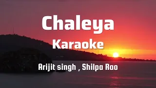 Chaleya Karaoke - Jawan | Unplugged Karaoke | With Lyrics | Arijit Singh | Trending Song