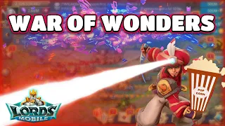 TWK Vs P0L War of Wonders! Maxed Account Incoming! Lords Mobile